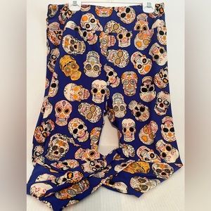 Lularoe Skull Print Leggings